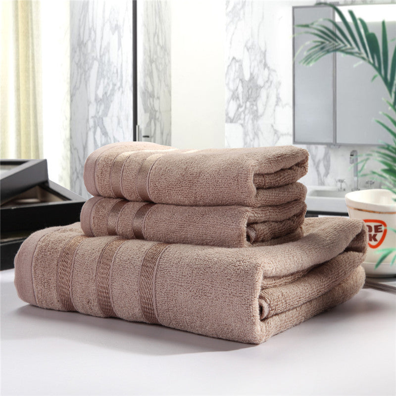 KTX-440019 Bamboo Fiber Towel Set - Antibacterial, Hypoallergenic, Soft & Highly Absorbent