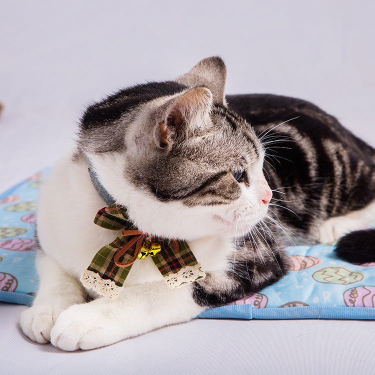 KTX-440723 Cooling Pet Cat Ice Pad - Comfortable, Antibacterial, Skin-Friendly, and Breathable Nylon Fabric