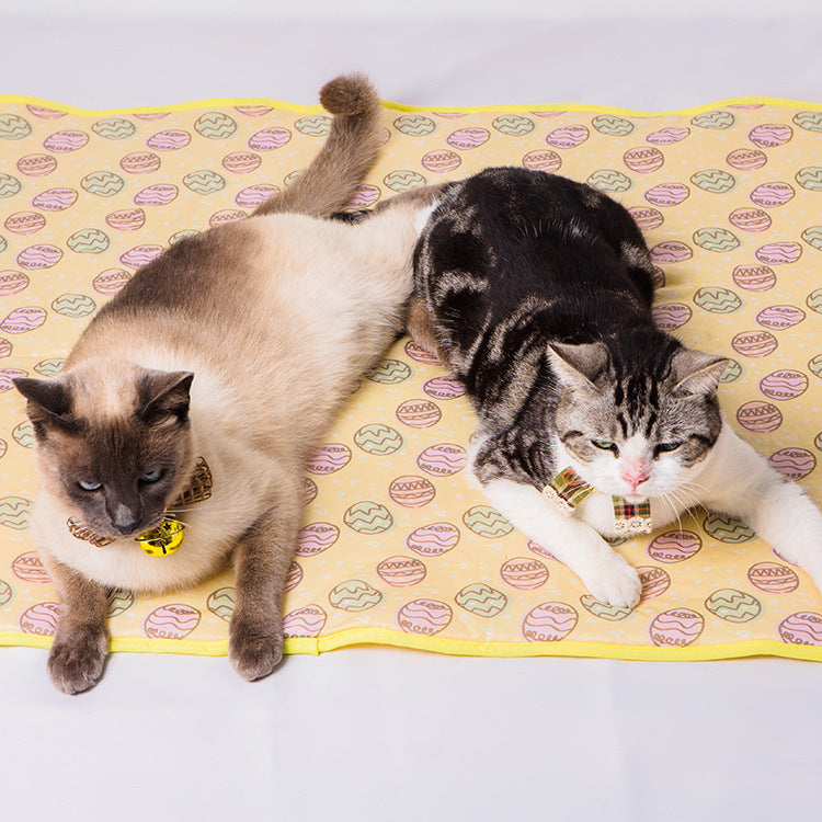 KTX-440723 Cooling Pet Cat Ice Pad - Comfortable, Antibacterial, Skin-Friendly, and Breathable Nylon Fabric
