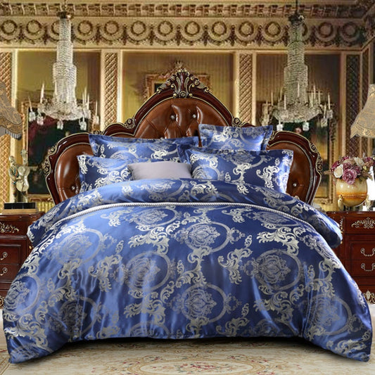 KTX-441363 Jacquard Polyester Duvet Cover Set - Multiple Sizes Available