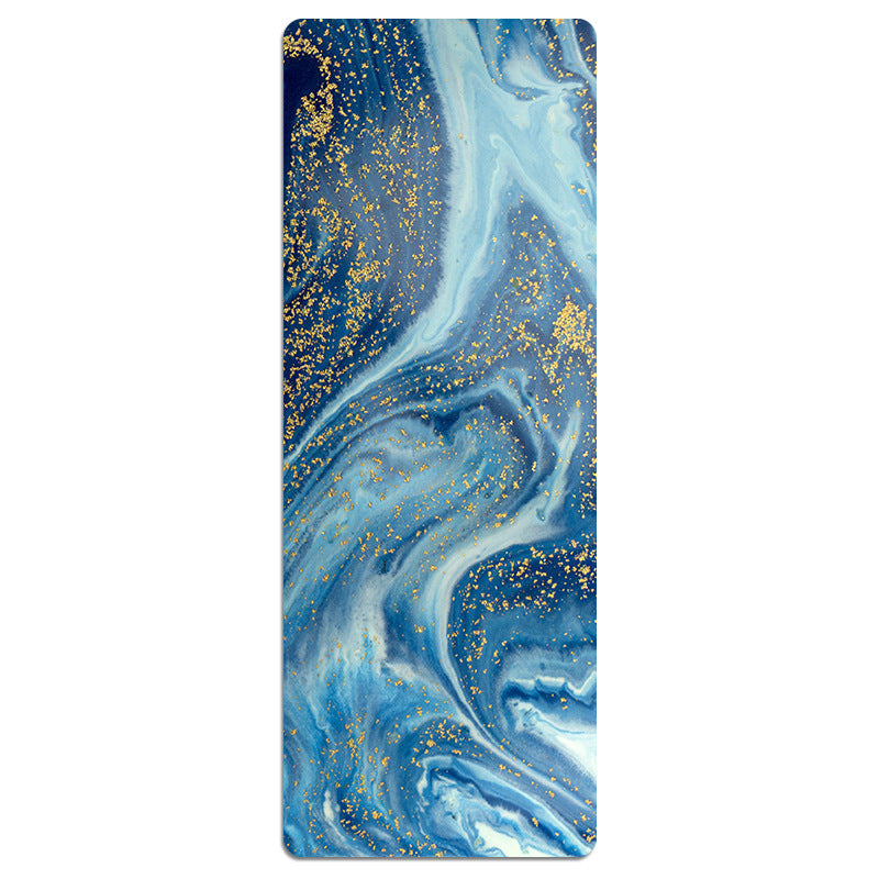 KTX-441491 Foldable Portable Non-Slip Yoga Mat with Geometric Patterns and Colorful Designs