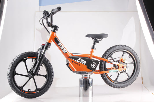 KTX-444307 16-Inch Electric Balance Bike for Kids, Aluminum Alloy Frame, 2-Speed, Disc Brake, 350W Motor