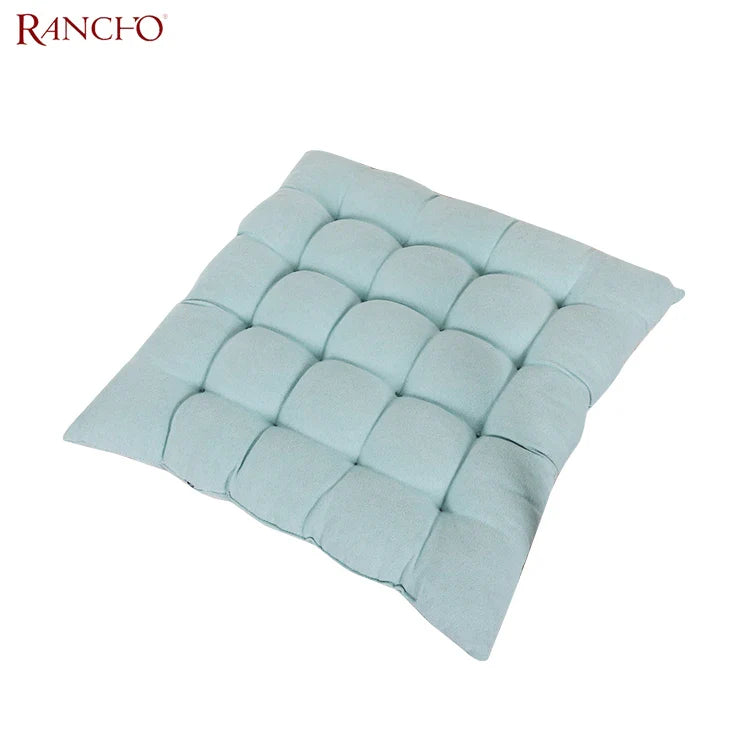 KTX-446547 Square Floor Cushion for Home Office and Outdoor Use - Model LQC003, 100% Polyester Fibre