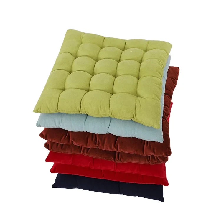 KTX-446547 Square Floor Cushion for Home Office and Outdoor Use - Model LQC003, 100% Polyester Fibre