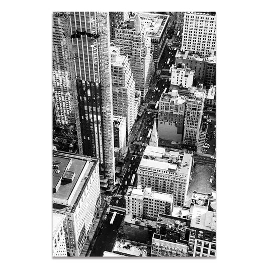KTX-447123 Black and White Paris Photography Wall Art for Living Room, Bedroom, and Dining Room Decor
