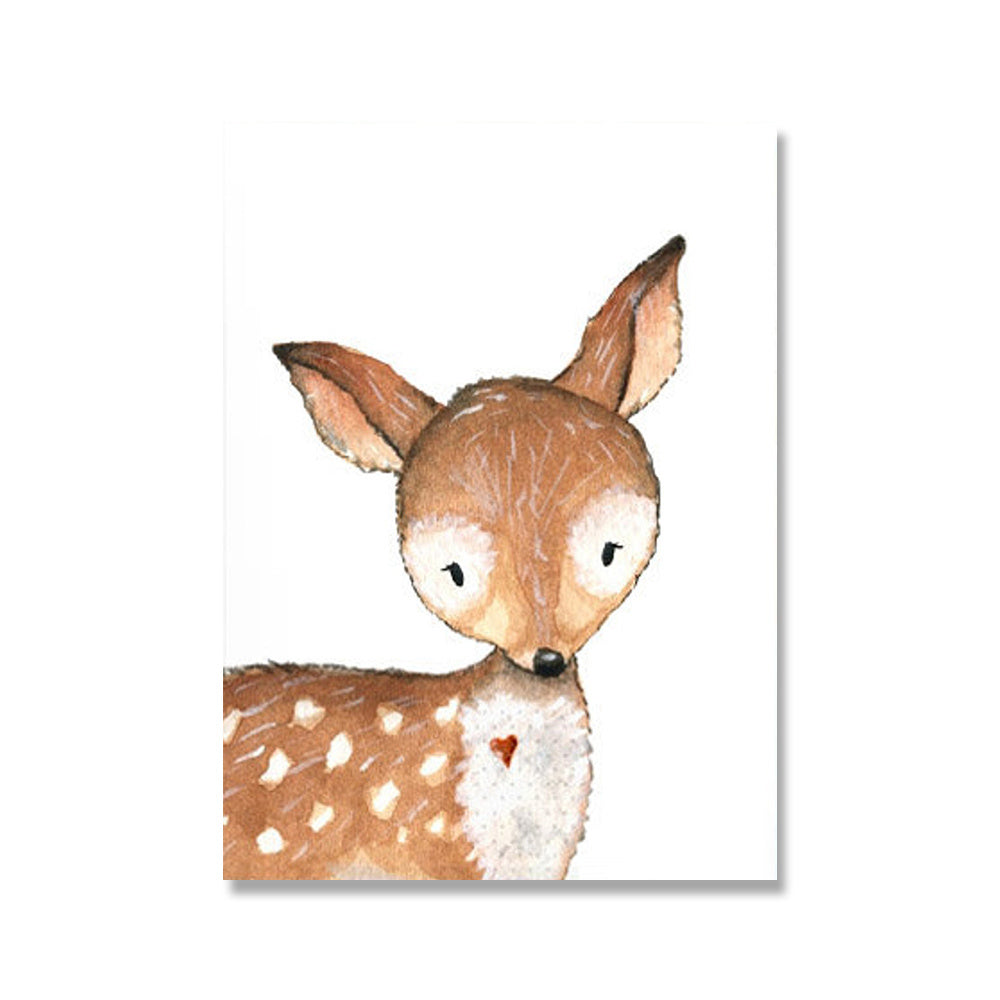 KTX-448019 Modern Canvas Wall Art - Rimless Decorative Spray Painting for Living Room