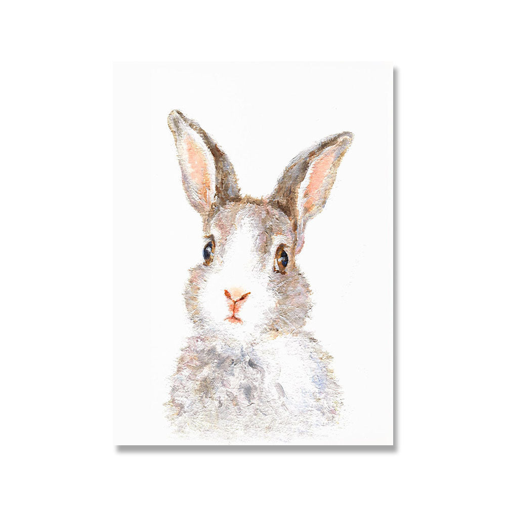 KTX-448019 Modern Canvas Wall Art - Rimless Decorative Spray Painting for Living Room