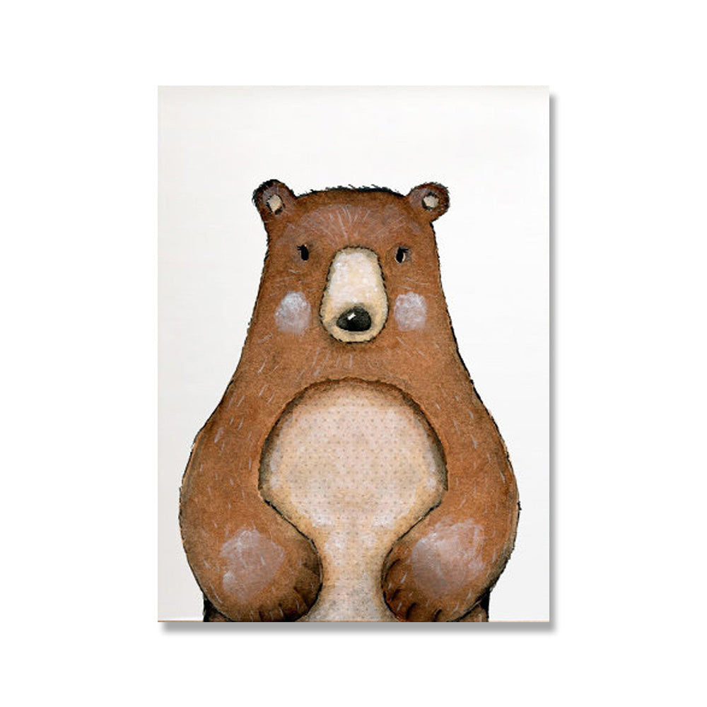 KTX-448019 Modern Canvas Wall Art - Rimless Decorative Spray Painting for Living Room