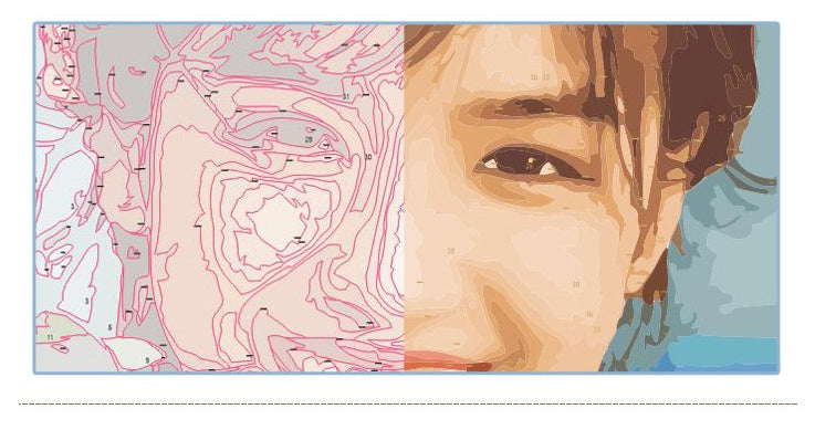 KTX-448275 DIY Handmade Oil Painting Kit - Colorful Heart Design for Birthdays, Valentine's Day, and Couples