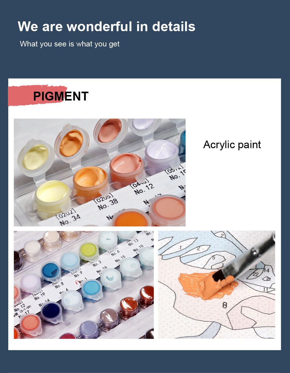 KTX-448275 DIY Handmade Oil Painting Kit - Colorful Heart Design for Birthdays, Valentine's Day, and Couples