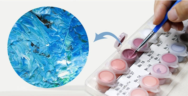 KTX-448275 DIY Handmade Oil Painting Kit - Colorful Heart Design for Birthdays, Valentine's Day, and Couples