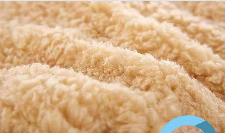 KTX-448339 Lamb Velvet Winter Quilt for Couples - Soft, Warm, 150x200 cm