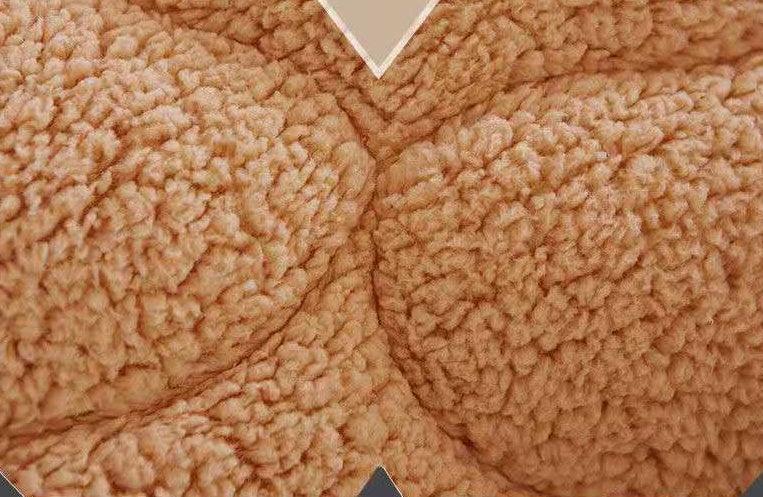 KTX-448339 Lamb Velvet Winter Quilt for Couples - Soft, Warm, 150x200 cm