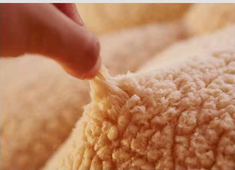 KTX-448339 Lamb Velvet Winter Quilt for Couples - Soft, Warm, 150x200 cm