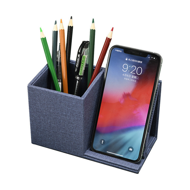 KTX-448403 Multifunctional Wireless Charging Pen Holder and Organizer for Office Desktop