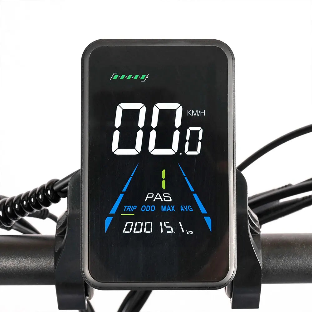 KTX-449043 Folding Electric Mountain Bike 20 Inch 750W Fat Tire with 48V 20Ah Battery and 7-Speed Gears