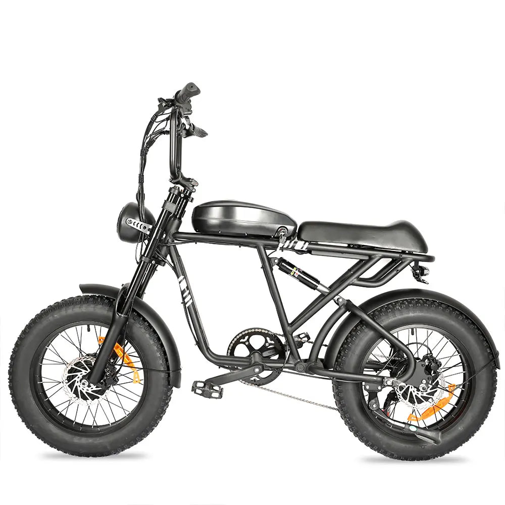 KTX-449043 Folding Electric Mountain Bike 20 Inch 750W Fat Tire with 48V 20Ah Battery and 7-Speed Gears