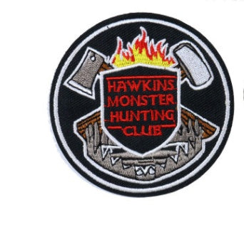 KTX-449171 Circular Cloth Embroidery Adhesive Patch for Garment Accessories