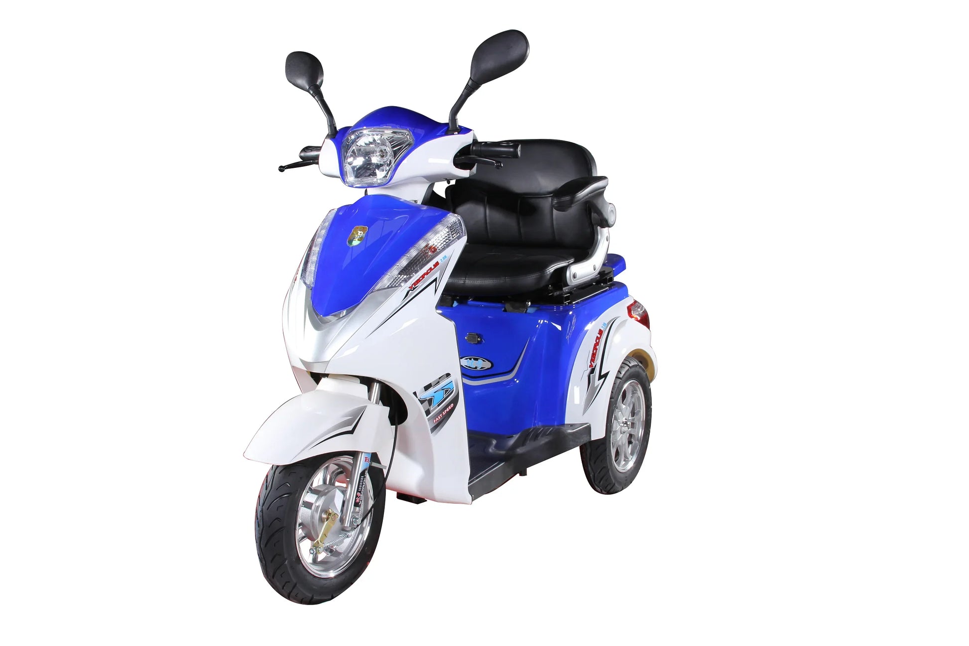 KTX-449363 Three-Wheel Electric Mobility Scooter, 60V 1000W, 40-60km Range, LED Display, Disc Brake, Unisex, Max Load 120kgs