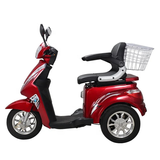 KTX-449363 Three-Wheel Electric Mobility Scooter, 60V 1000W, 40-60km Range, LED Display, Disc Brake, Unisex, Max Load 120kgs