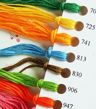 KTX-450323 Cute Angel Cross Stitch Embroidery Kit with High-Quality Cotton Thread and Needle, 45x45 cm Canvas