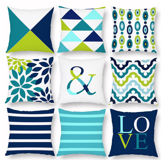 KTX-450323 Stylish Flannelette Cushion Cover, 45cm x 45cm, Soft and Cozy Pillowcase