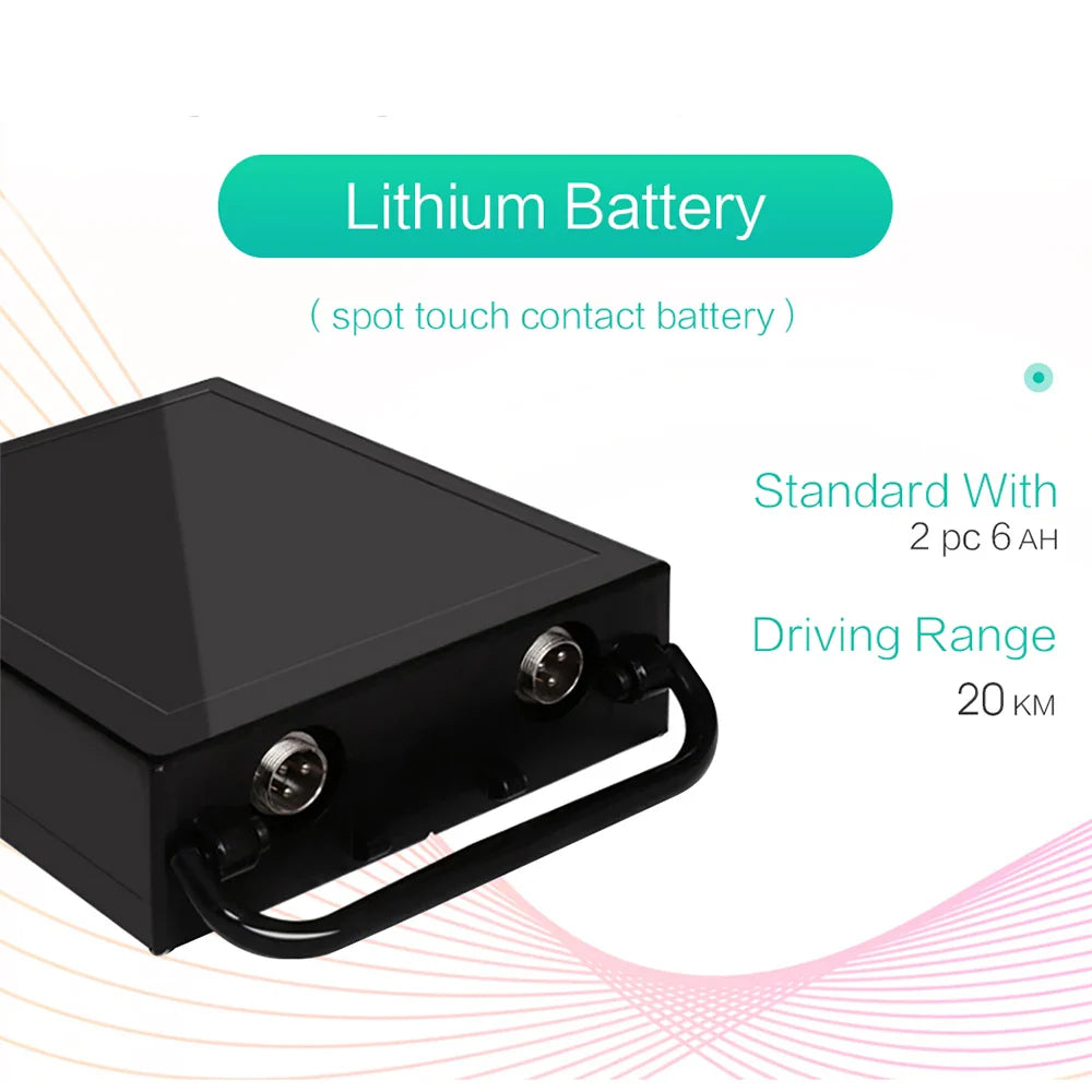 KTX-451667 Lightweight Aluminum Alloy Electric Folding Wheelchair with Lithium Battery, 120 kg Capacity, 20 km Range