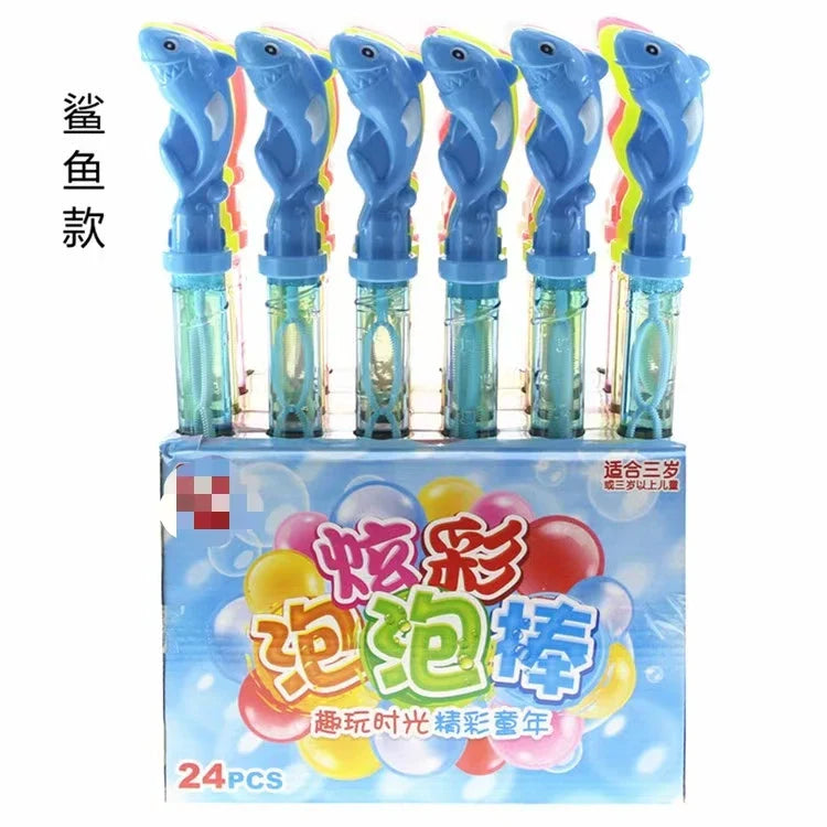 KTX-453779 Cartoon Shaped Outdoor Bubble Stick for Children - Electric Bubble Blowing Toy, 38cm