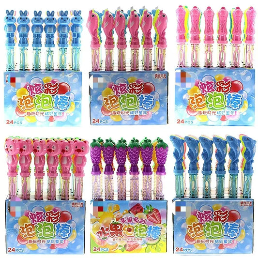 KTX-453779 Cartoon Shaped Outdoor Bubble Stick for Children - Electric Bubble Blowing Toy, 38cm