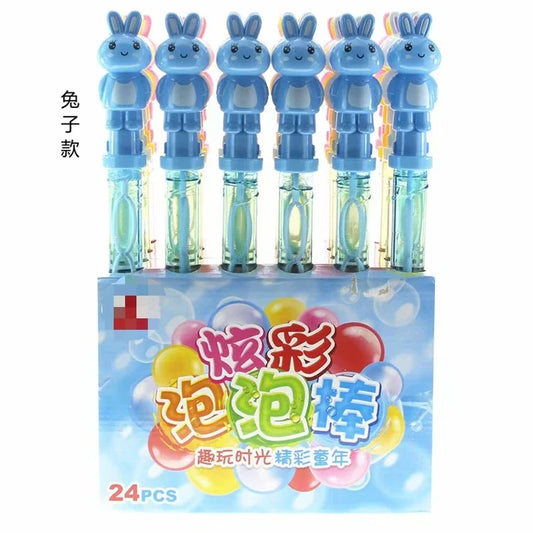 KTX-453779 Cartoon Shaped Outdoor Bubble Stick for Children - Electric Bubble Blowing Toy, 38cm