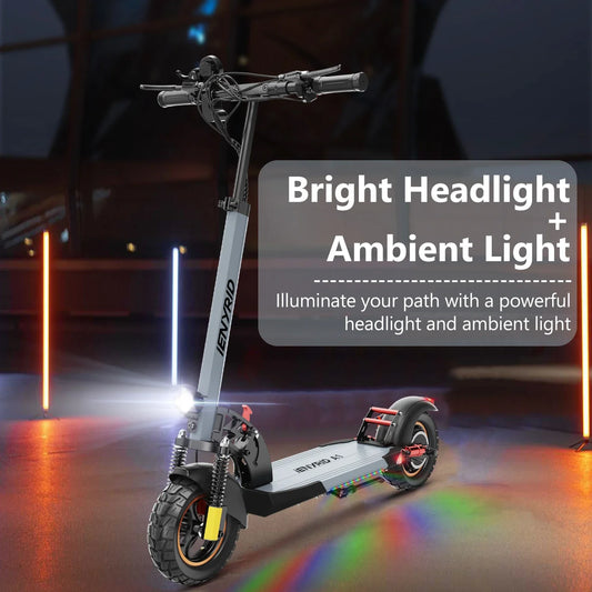 KTX-453971 Electric City Scooter, 12.5Ah Lithium Battery, 250W Motor, Max Speed 25 km/h, Full Suspension, Waterproof, Portable, Foldable