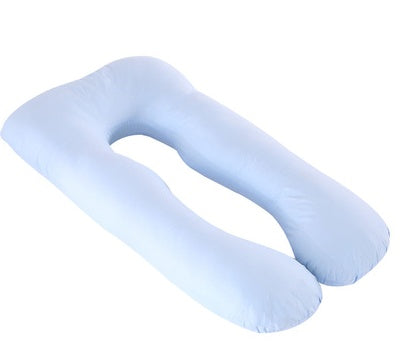 KTX-454931 U-Shaped Cotton Pregnancy Pillow with PP Cotton Inner Core, 70x130cm