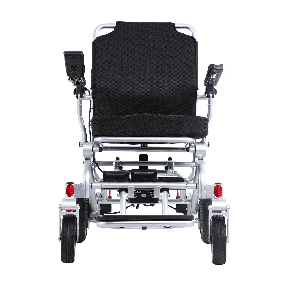 KTX-455123 Lightweight Folding Electric Wheelchair with Removable Battery, 20km Range, 6 km/h Speed