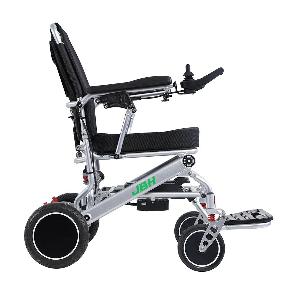 KTX-455123 Lightweight Folding Electric Wheelchair with Removable Battery, 20km Range, 6 km/h Speed