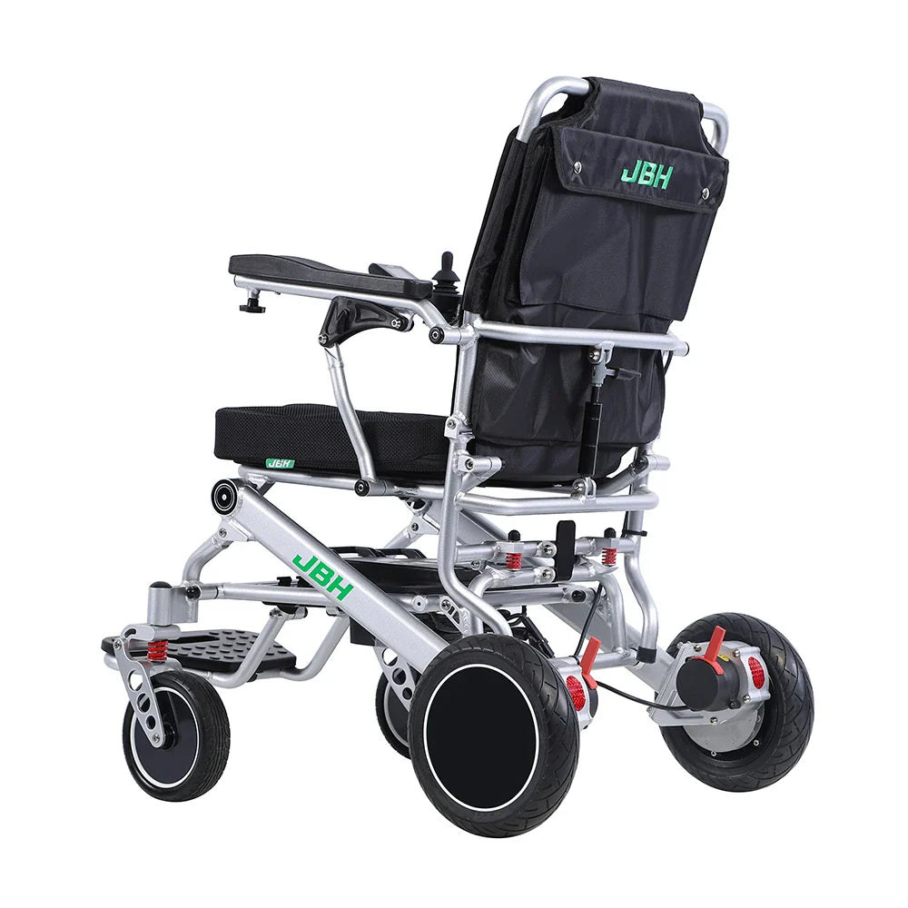 KTX-455123 Lightweight Folding Electric Wheelchair with Removable Battery, 20km Range, 6 km/h Speed