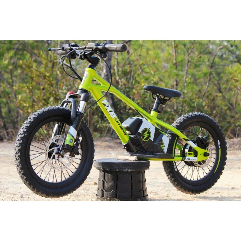 KTX-460115 16-Inch Electric Balance Bike for Kids with 2-Speed Gears and Disc Brake