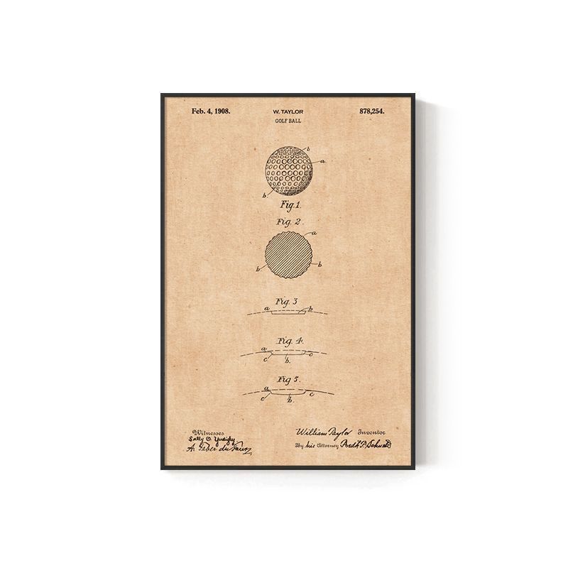 KTX-460947 Retro American Sports Stadium Wall Art Hanging Painting - Multiple Sizes and Frames Available