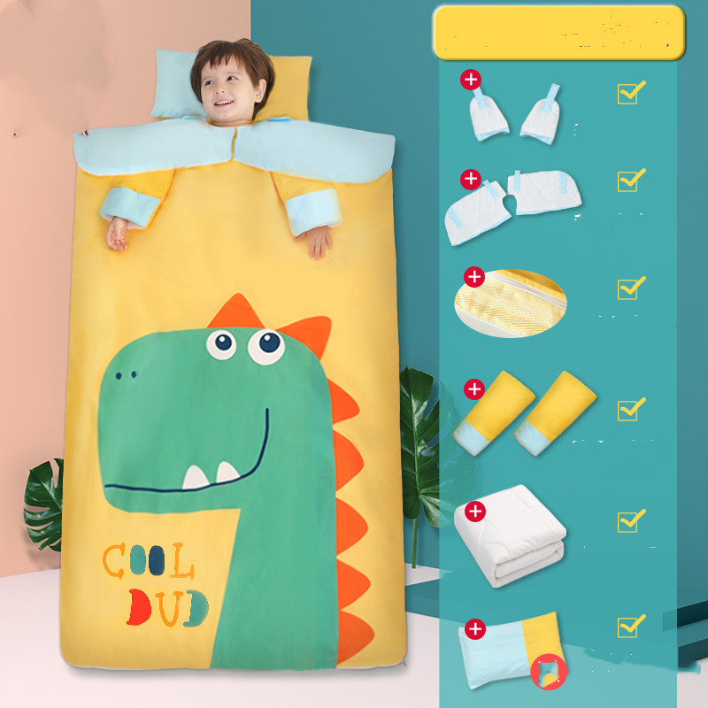 KTX-461011 Cotton Baby Sleeping Bag with Two-Way Zipper and Pure Cotton Lining