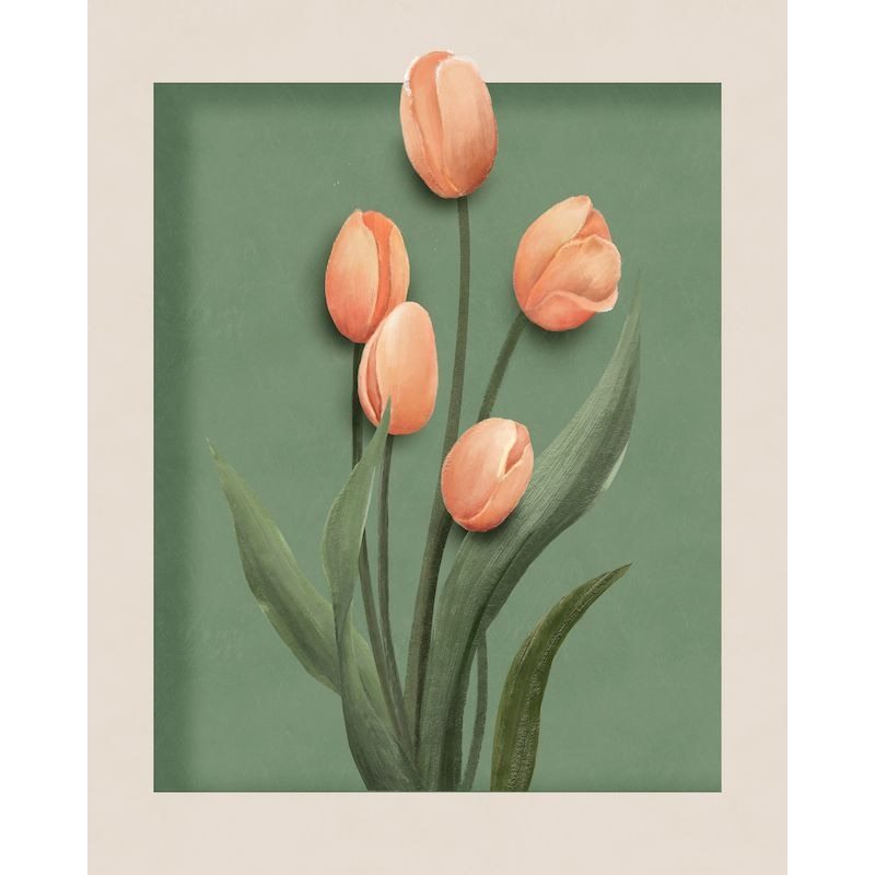 KTX-461779 Frameless Digital Oil Painting on Linen - Modern Simplicity, 20x30cm