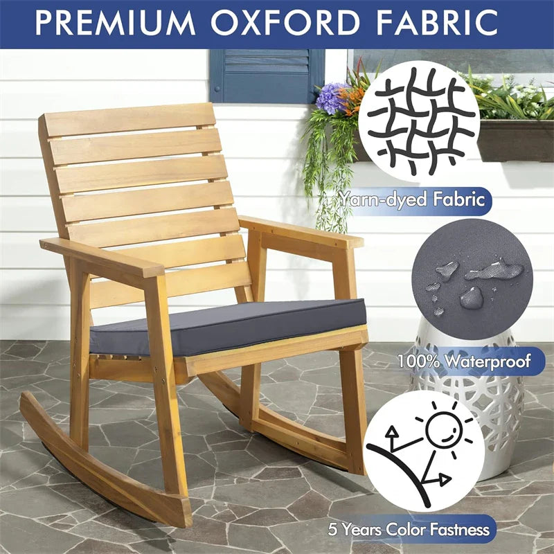 KTX-463507 Custom Waterproof Quick Dry High Resilience Foam Cushions for Outdoor Patio Chairs