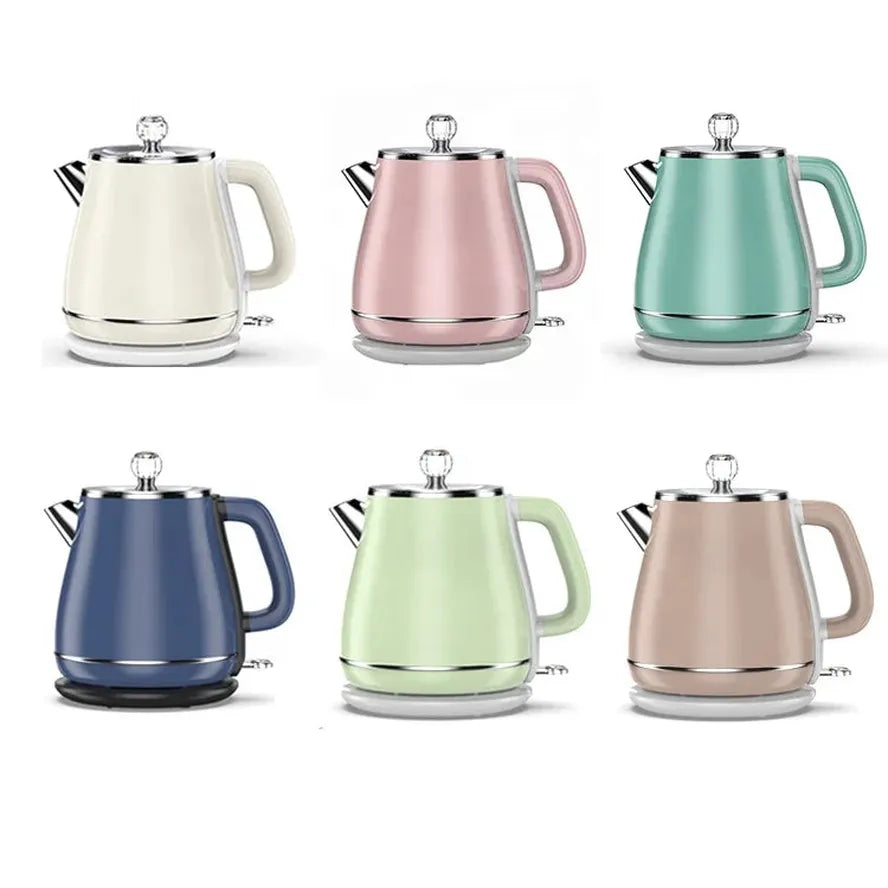 KTX-464915 1.8L Stainless Steel Double Wall Electric Kettle with Temperature Control for Home and Hotel Use