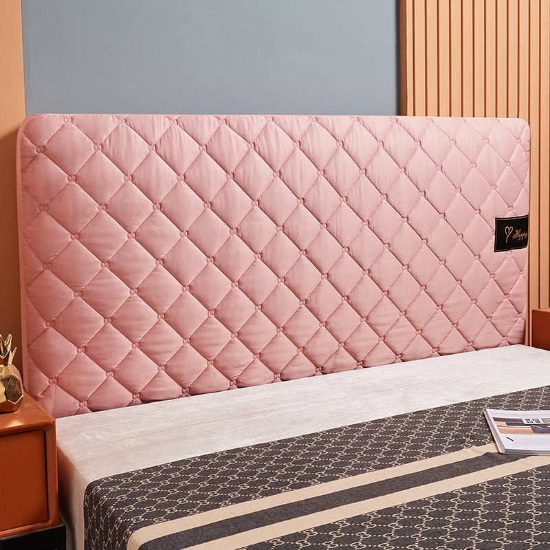 KTX-465107 Thickened Anti-Slip Cloth Bedside Dust Cover in Grid Pattern - Multiple Sizes Available