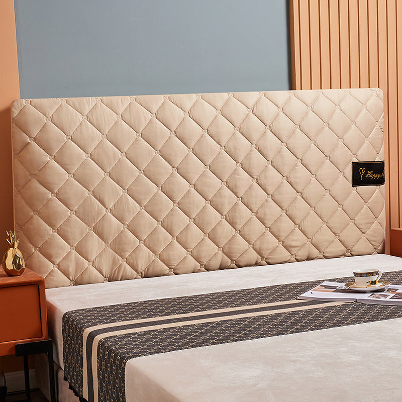 KTX-465107 Thickened Anti-Slip Cloth Bedside Dust Cover in Grid Pattern - Multiple Sizes Available