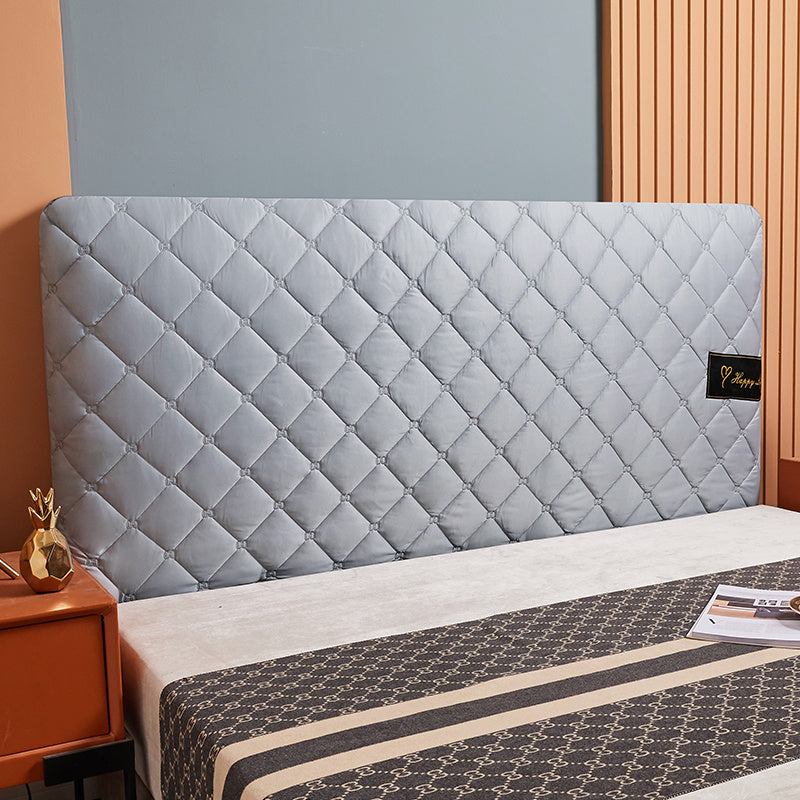 KTX-465107 Thickened Anti-Slip Cloth Bedside Dust Cover in Grid Pattern - Multiple Sizes Available