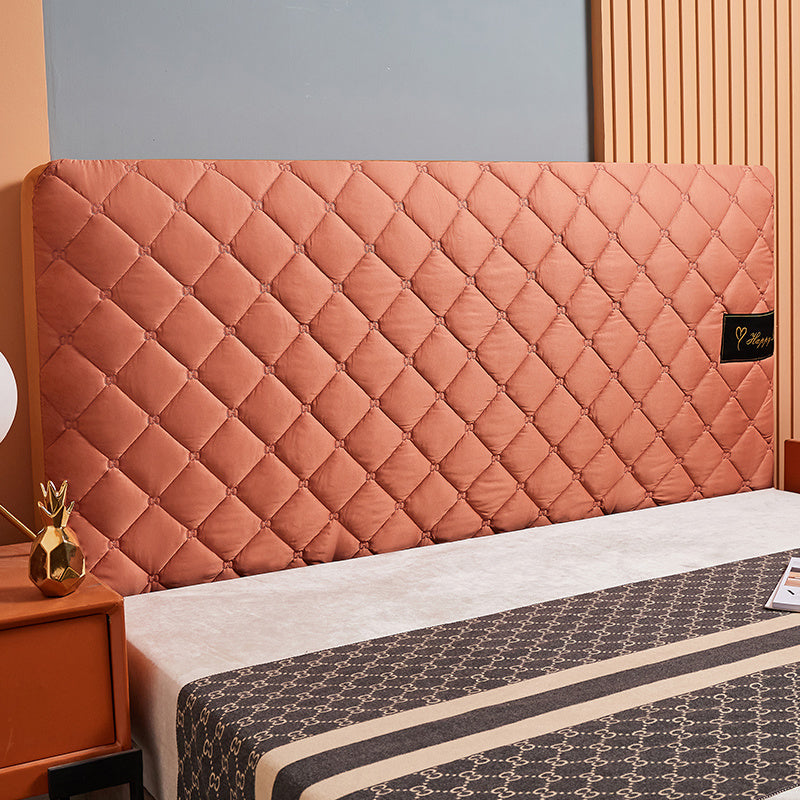 KTX-465107 Thickened Anti-Slip Cloth Bedside Dust Cover in Grid Pattern - Multiple Sizes Available