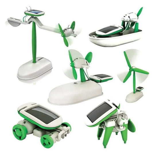 KTX-465555 6-in-1 Solar Model DIY Assembly Kit for Kids - Educational STEM Learning Toy