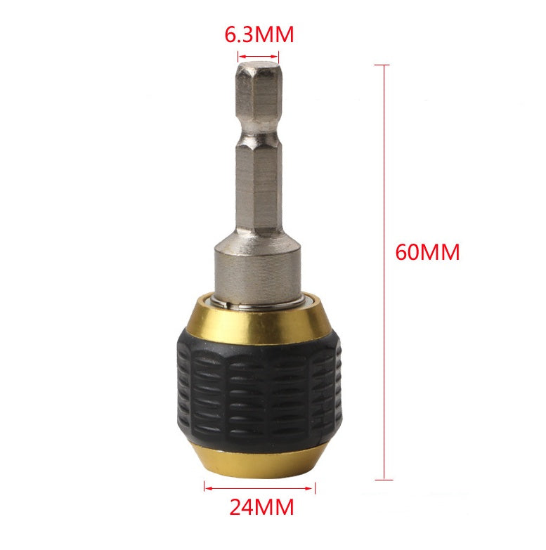 KTX-466003 60mm Quick Change Hexagon Handle Connector with Rubber Protection