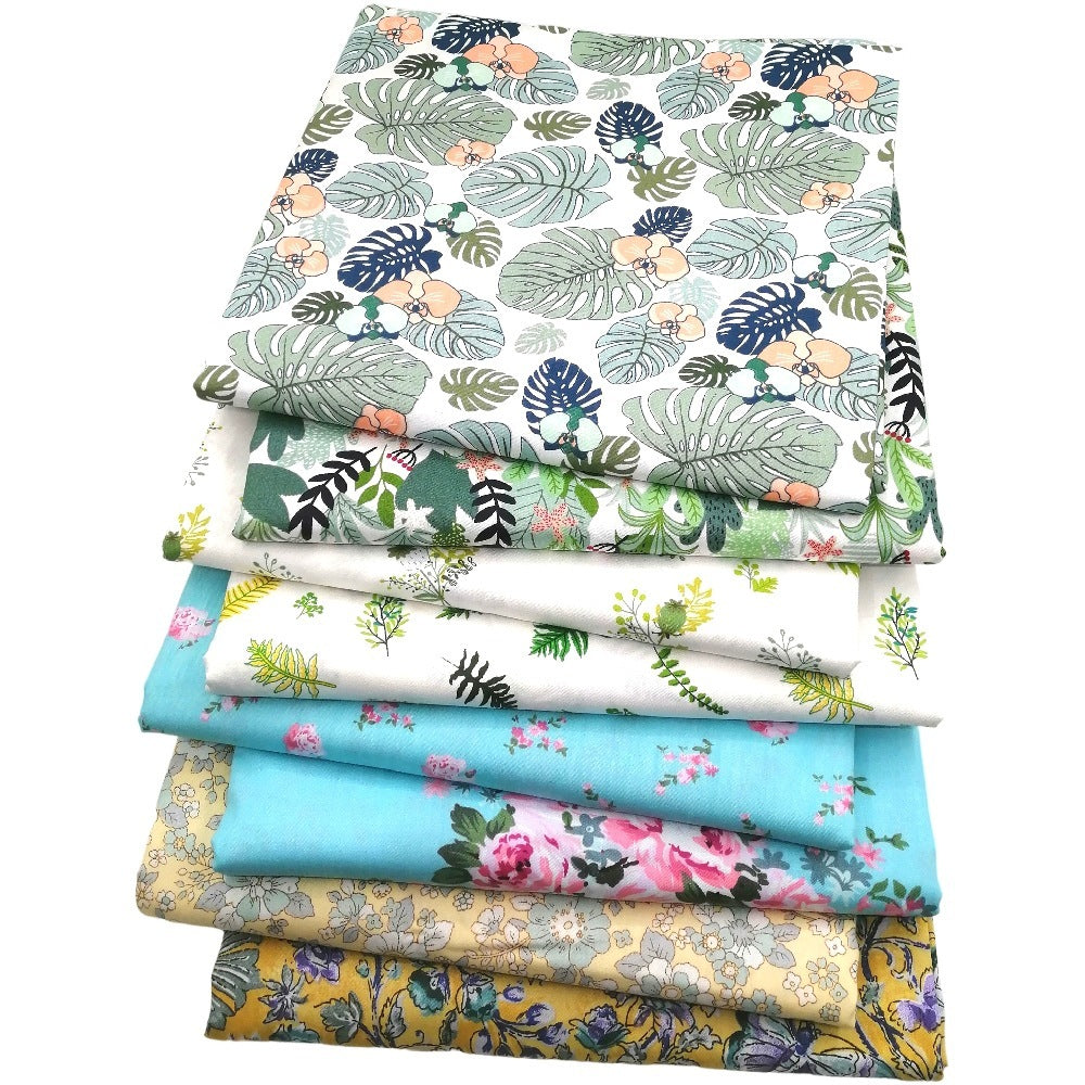 KTX-466131 Cotton Twill Printed Fabric for DIY Handmade Patchwork - Multiple Sizes Available