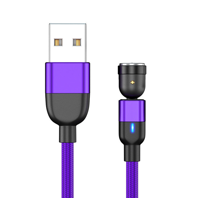 KTX-466515 Three-in-One Magnetic Charging Cable with 540° Suction and 1m Length