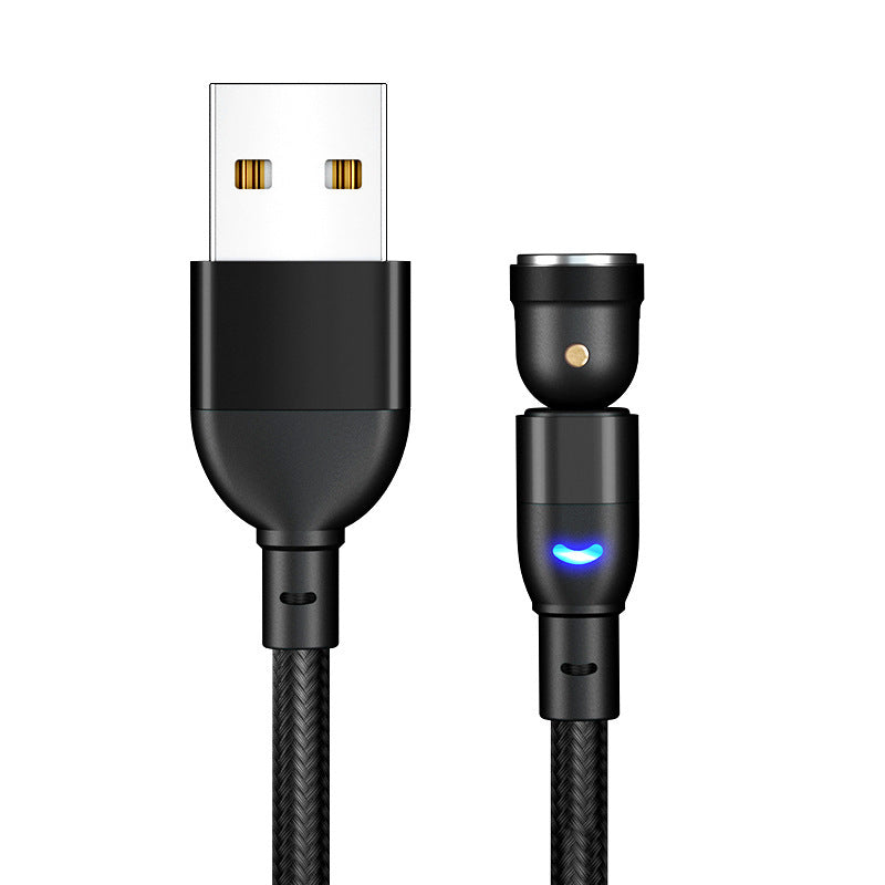 KTX-466515 Three-in-One Magnetic Charging Cable with 540° Suction and 1m Length